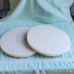 Floor Polishing Pad 13" White NEW