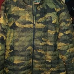North Face Camo Thermoball Jacket $250 or Camo Nike Sneakers $175, Guess Jeans $49.99, Gap $35, Gap Sweats $29, Jordan $170, Levi's used $25 each