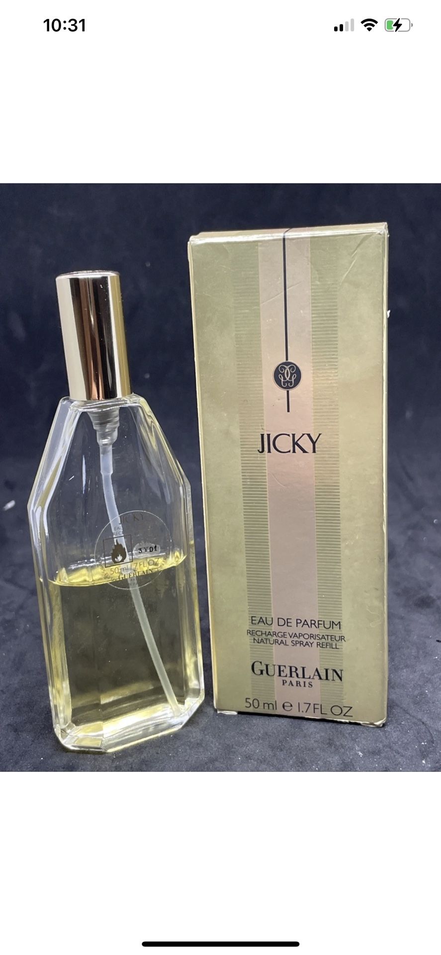 GUERLAIN JICKY EAU DE PARFUM SPRAY 50 ML/1.7 FL.OZ. CHECK PHOTOS