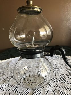 Cristal vacuum percolator , antique