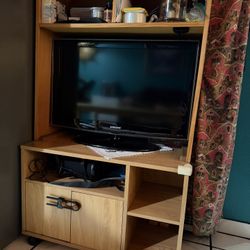 TV Table With TV