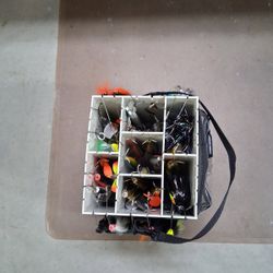 Lakewood Hanging Tacklebox with approximately 27 Lures included
