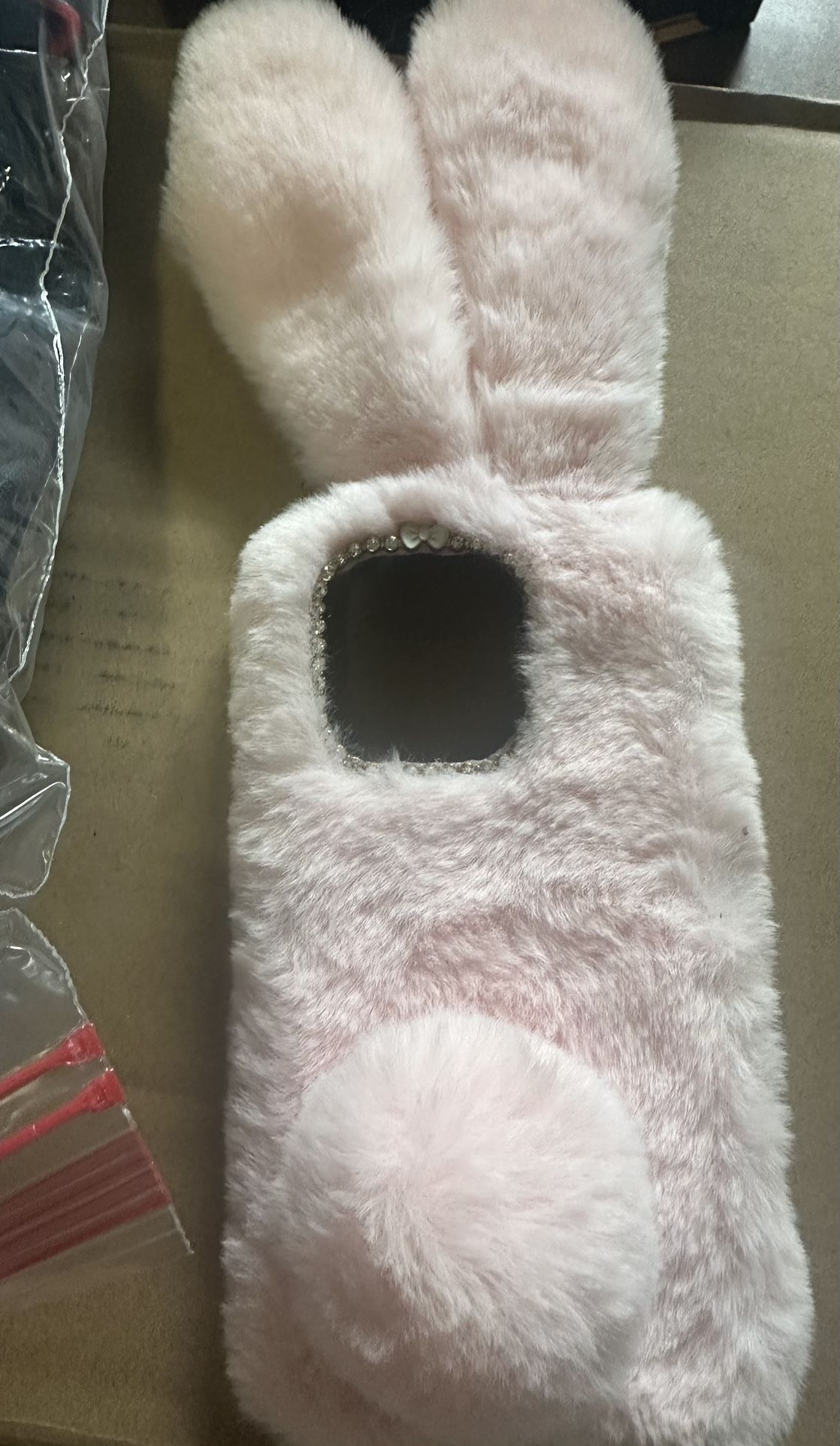 IPhone 14 Pro Fuzzy Rabbit Case