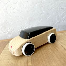2019 Automoblox Wooden Toy Car Black Vehicle