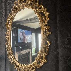 Antique gold mirrors