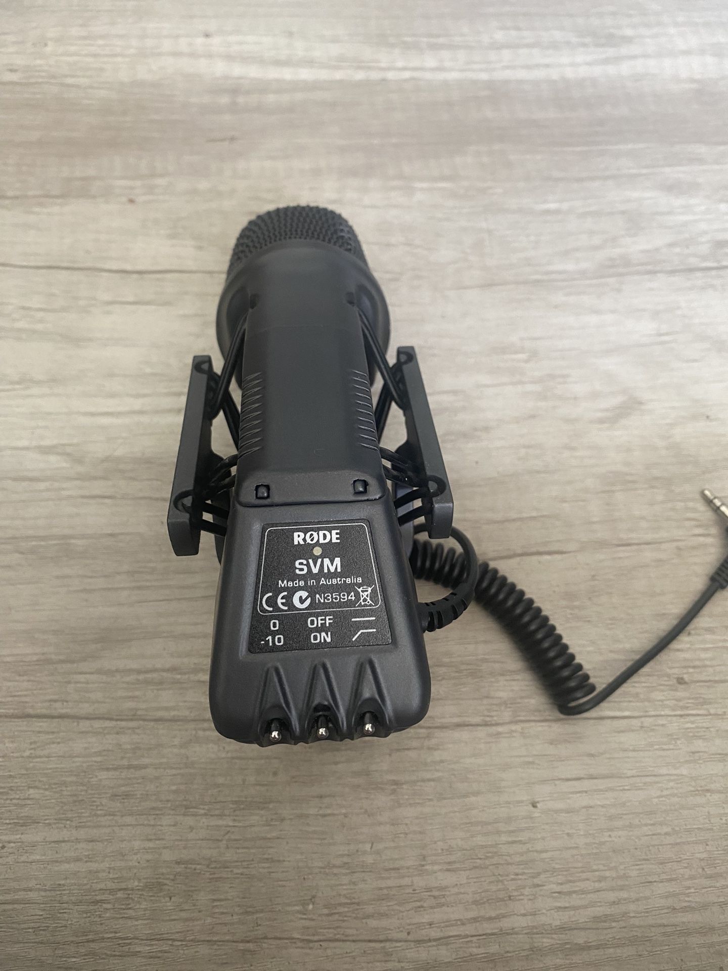 Rode SVM Video Microphone.