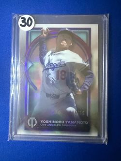 Topps Tribute Yoshinobu Yamamoto/75