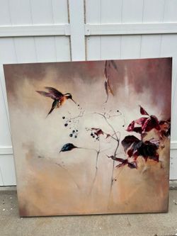 Hummingbird Canvas Wall Art