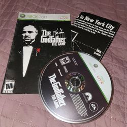 The Godfather Xbox 360 Disc And Manual Only