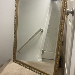 Large Dahlia Mirror 47x35 (Manufactured In The U.K.)