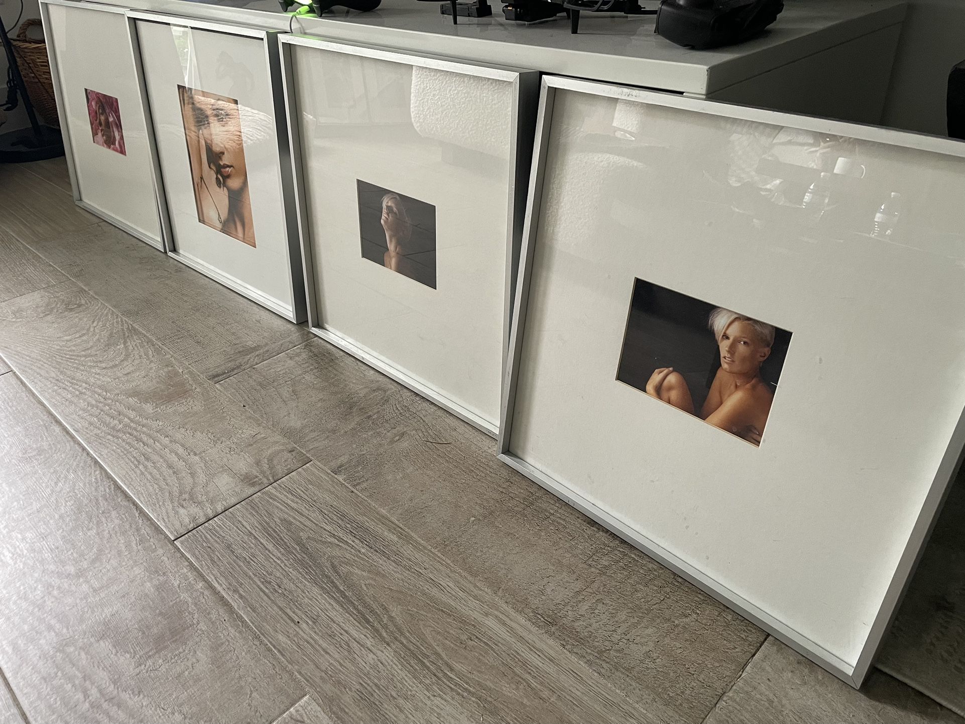 6 Metal Picture Frames