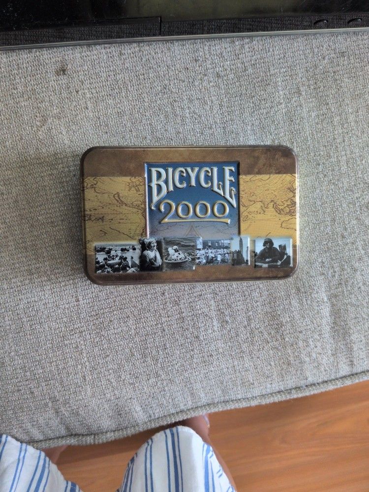 A Collectible 10 With Two Decks Of Playing Cards Inside