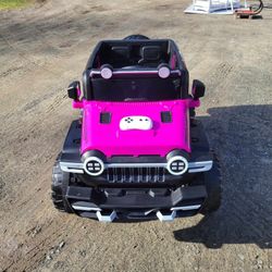 Pink Ride On Jeep 