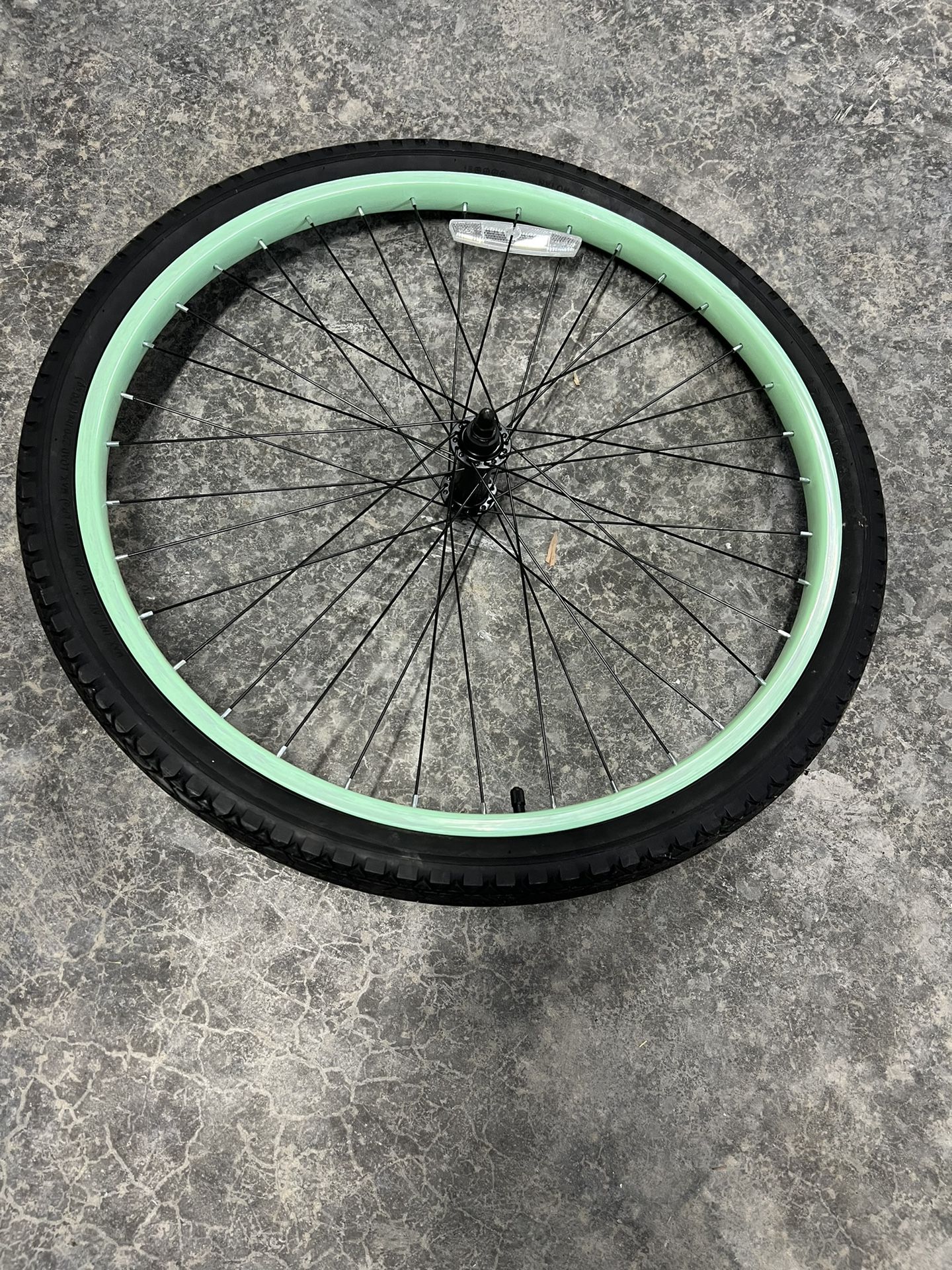 26” Bicycle Tire with Rim