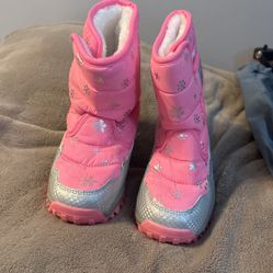 Pink Snow boots