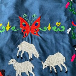 Embroidered Story Panel, Hmong