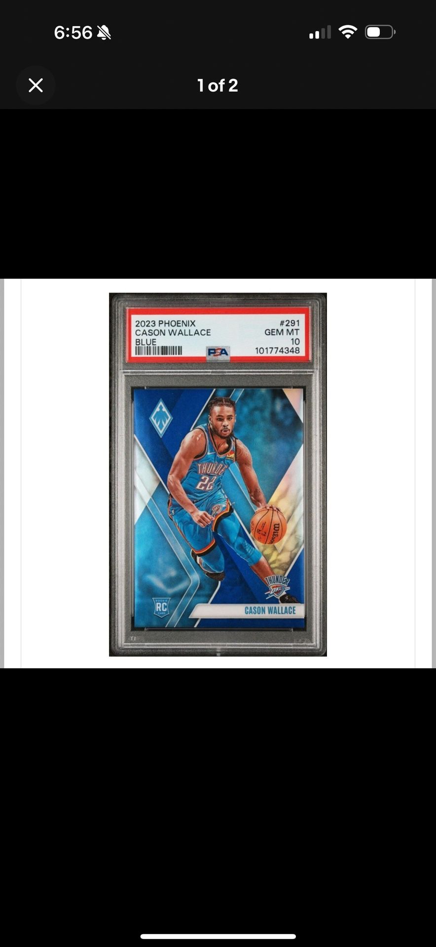 Cason Wallace Oklahoma City Thunder Rookie