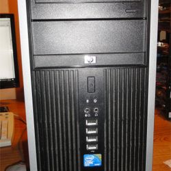 HP 8000 Elite CMT, Quad Core, 2.66Ghz, 4GB Ram, 160GB HDD, Windows 10 Pro, #138

