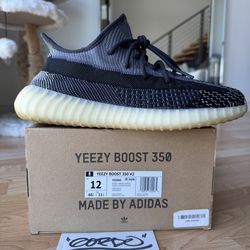 Adidas 350 yeezy carbon sz 12