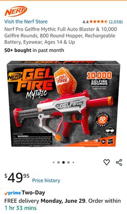 Nerf Gel Fire Mythic Auto Blaster