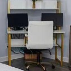 Desk with chair