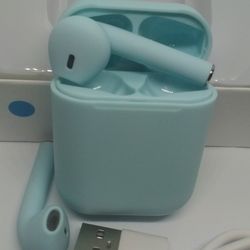 Powder Blue 5.0 Auto Connect Wireless Bluetooth Earbuds