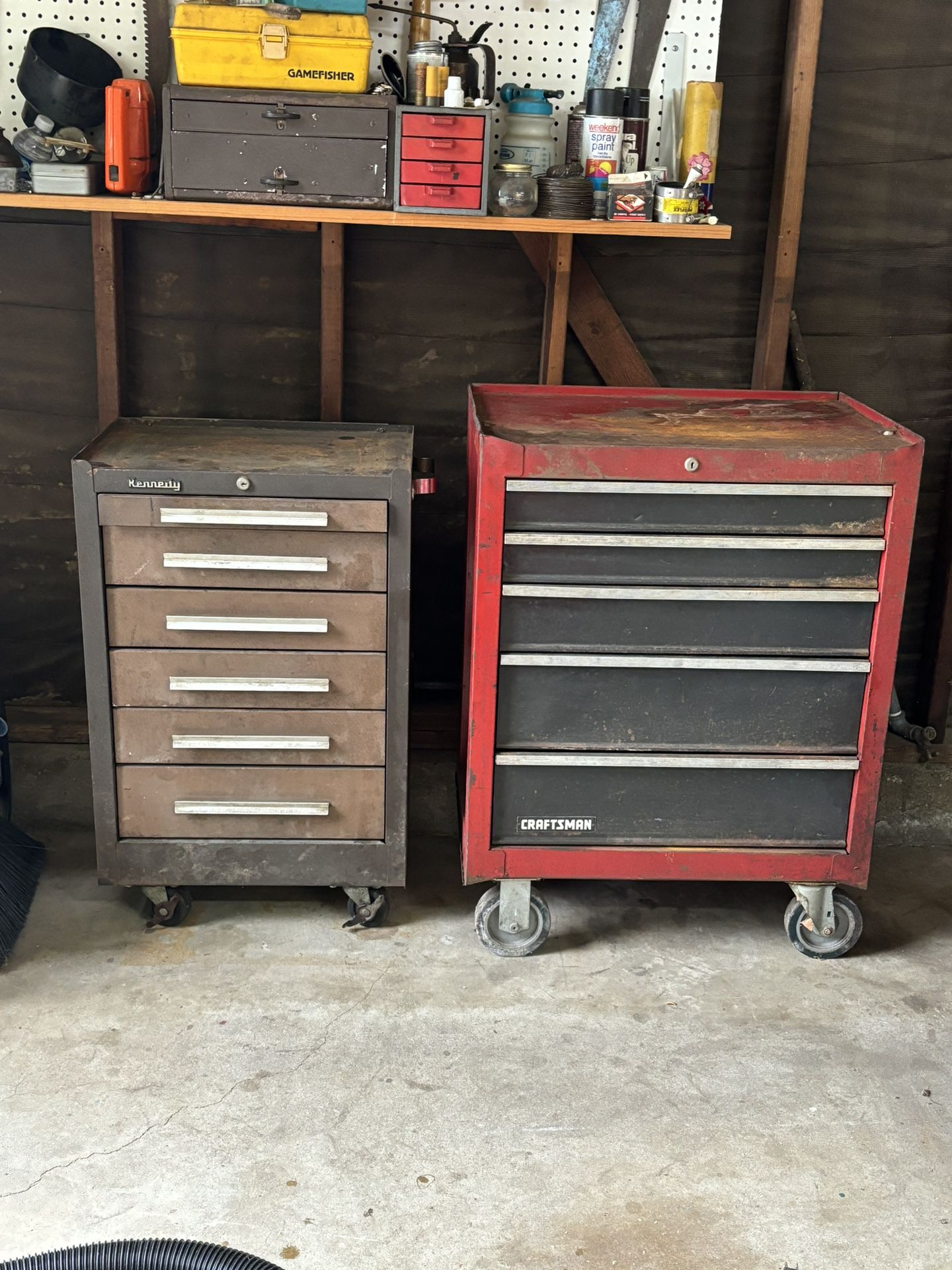 Selling As A Pair - Rolling Tool Boxes $100