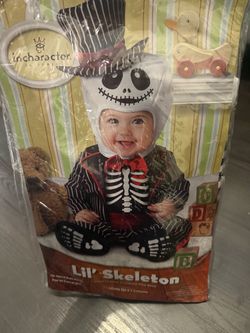 Baby costume lil skeleton
