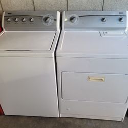 Kenmore Heavy Duty Transmission Powered Top Load Washer With Agitator And Gas Dryer Set 
