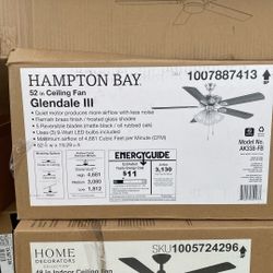 HAMPTON BAY 52 Inch Ceiling Fan 