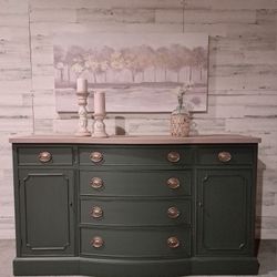 Refinished Mahogany Buffet 