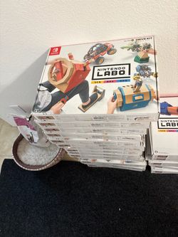 Nintendo Labo Drive Kit and Robot Kit, many of them