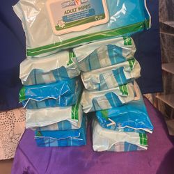 Bulk Of 4Pack Adult Wipes 