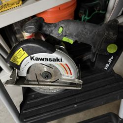 Kawasaki Circular Saw , Cordless with Charger and two batteries  