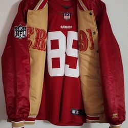 New Mens San Francisco 49ers REVERSIBLE Stater Jacket   