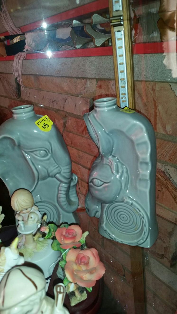 Elephant and donkey rare wine decanters from Jim Beam Limited Editions prices for set of two