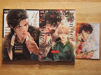 Monster & Ghost Vol. 1 & Vol. 1 Kinokuniya w/Shikishi Manga by Himemiko
