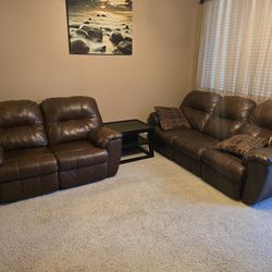 Leather couch