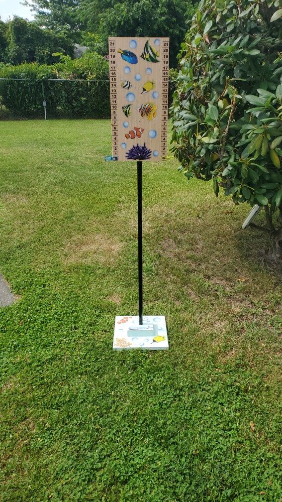 Cornhole Scoreboard Fish Aquarium Themed
