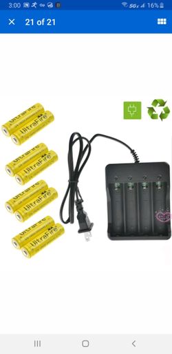 6Batteries18650 capacity 9800MA With charger