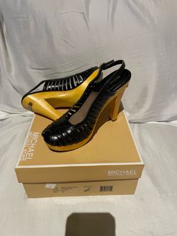 Michael Kors South Side Sling Heels Size 6