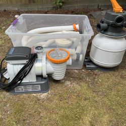 Bestway Flowclear 58498E Sand Filter Pump 1500 GPH