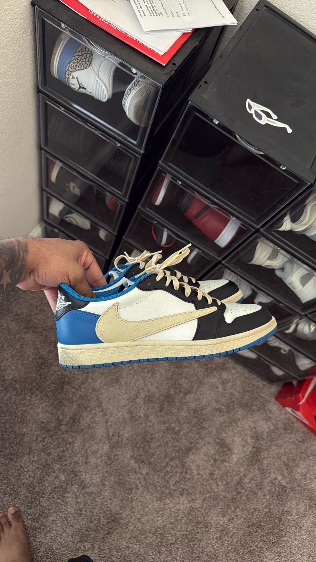 Travis Scott Jordan 1 “Fragment”