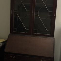 Link & Taylor Solid Mahogany Desk 