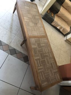Long Wooden Table