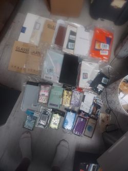 Lot Of 25 Tablet Cases And Protectors And Phone Cases