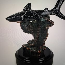 Sculpture of a shark