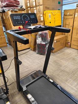 Foldable Treadmill 20% AUTO Incline with Pulse Sensors 8.7MPH