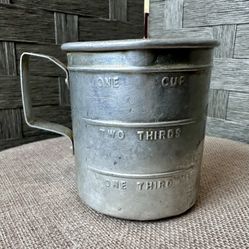 Vintage Metal Measuring Cup