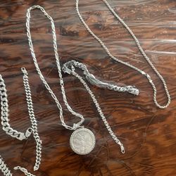 Silver Chain, Silver Bracelet 
